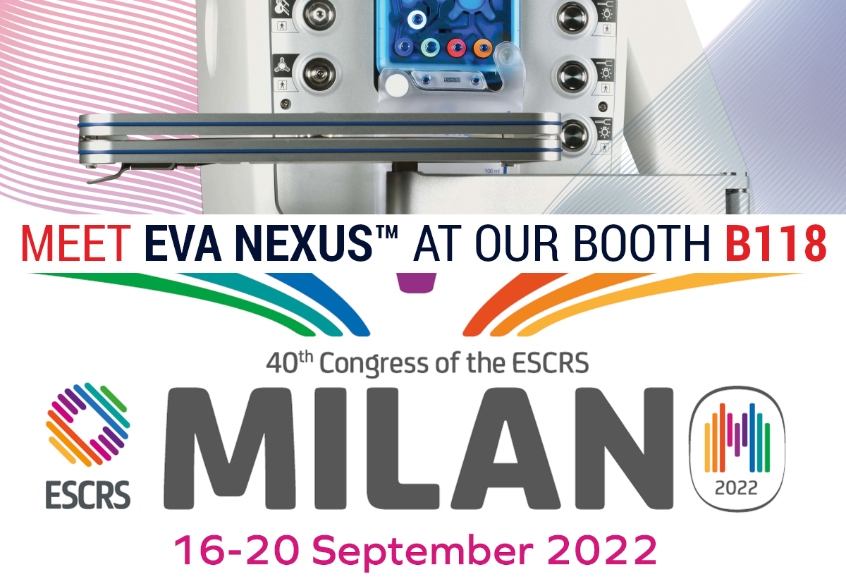 DORC at ESCRS 22: Innovation Lab, the first live cataract surgery with EVA NEXUS™, 