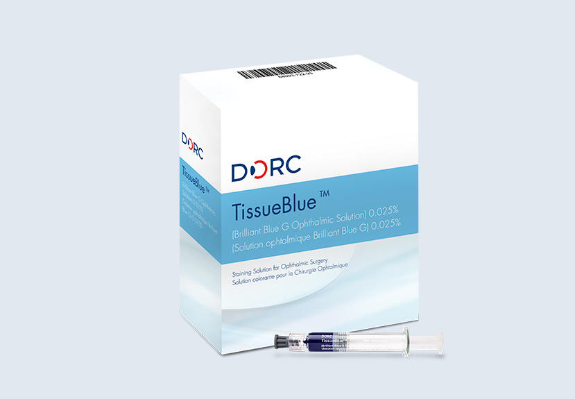 DORC announces Health Canada approval of TissueBlue™ for Staining of the ILM During Vitreoretinal Surgery – the first Health Canada approved product for this indication.