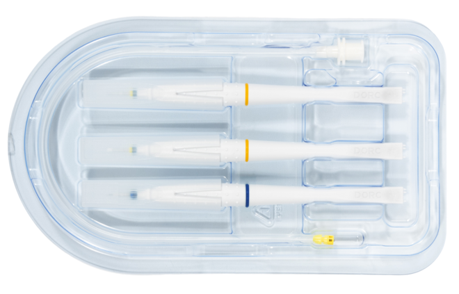 25G/27G Cannula set with 27G high flow infusion line
