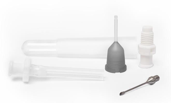 2.4 mm Reusable phaco set with 45° straight flared needle