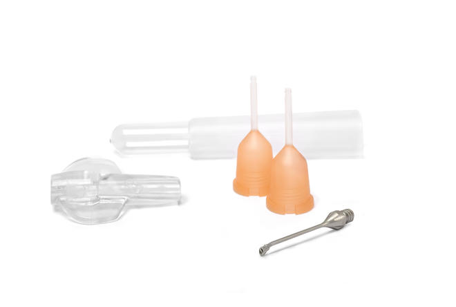2.2 mm Disposable phaco set with 30° straight flared needle 