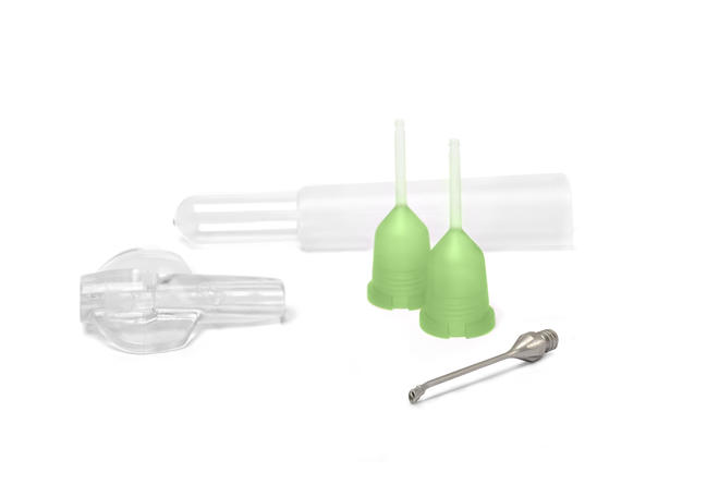 2.8 mm Disposable phaco set with 30° angled flared needle
