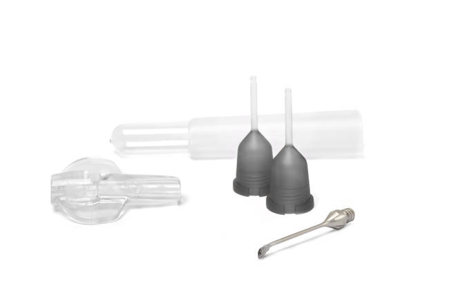 2.4 mm Disposable phaco set with 45° angled lared needle