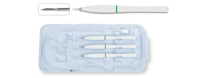 Einmal-2-Step Vitrektomie-Kanülen Set, 23G/0,6 mm