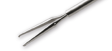 Micropinzas desechables: Eckardt agarre frontal, 27 G / 0,4 mm.